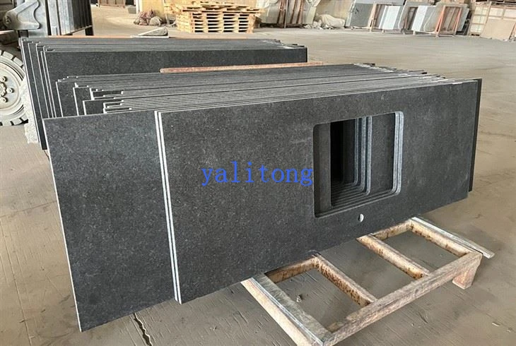 matte black granite