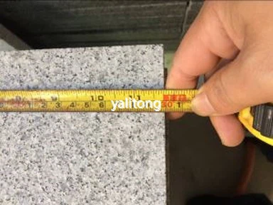 Rajoles amb flames de granit gris clar gris