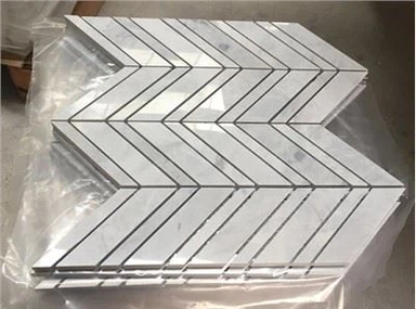 Rajoles de mosaic de marbre gris Lais Bany